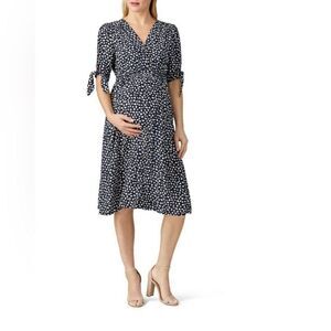 Soon Maternity Women Zippi Floral Flare Dress Dainty Coquette Romantic Feminine
